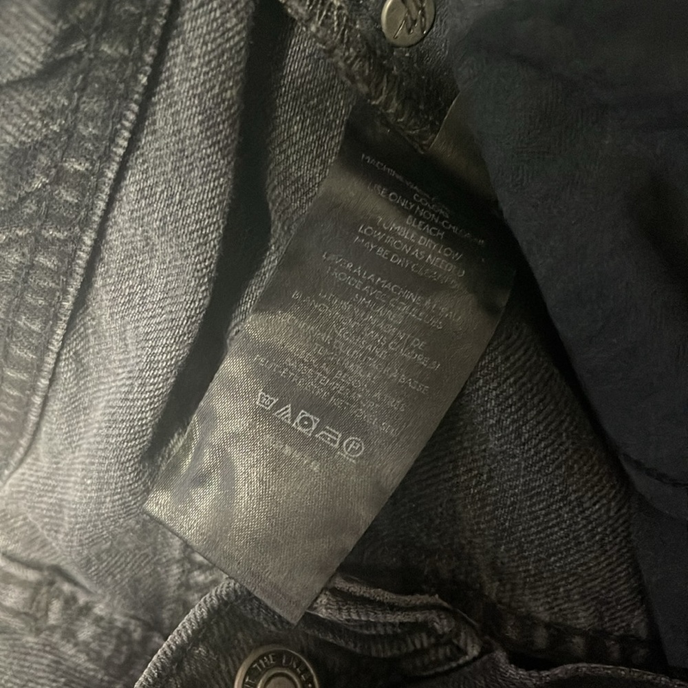 Free People Shelby Boyfriend Jeans in Backseat Black Size 26 - Picture 11 of 12